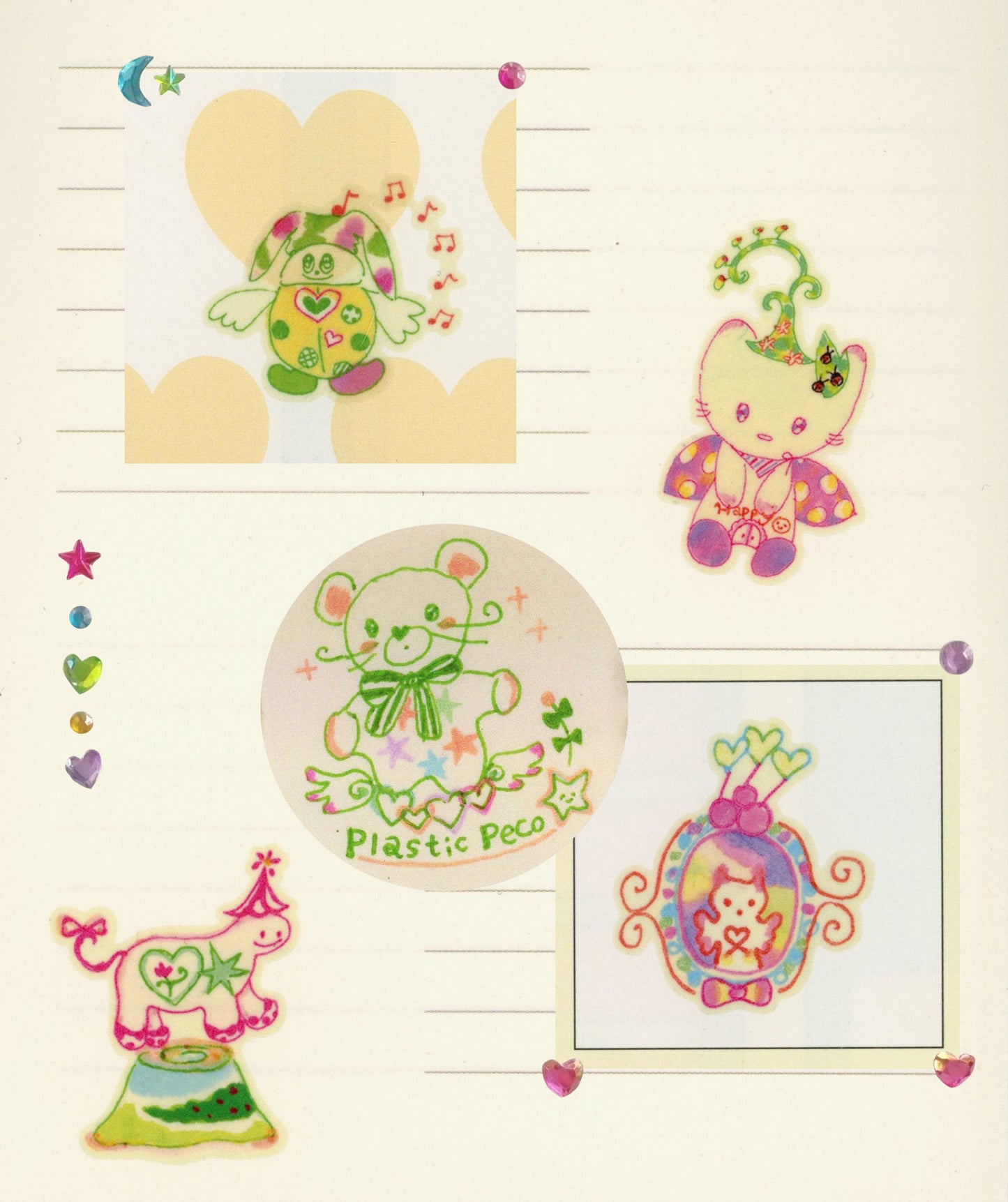 Washi Sticker Roll - Magical Little Creatures