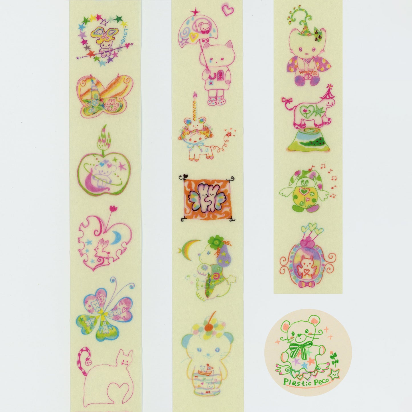 Washi Sticker Roll - Magical Little Creatures